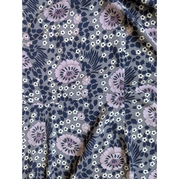 Natalie Martin Floral Long Kimono Robe Swim Cover Cottagecore - Picture 10 of 13